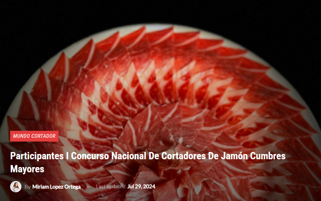 Participantes I Concurso Nacional de Cortadores de Jamón Cumbres Mayores